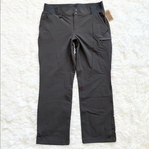 DULUTH TRADING COMPANY Women's Black Hills Water-Repellent Pants 14x31 Outdoors